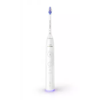 Sonic zobu suka Philips Series 6100 HX7400/01 — skaņas, 62 000 kustības/min, 2 režīmi, 3 ātrumi, balta, uzlādējama
