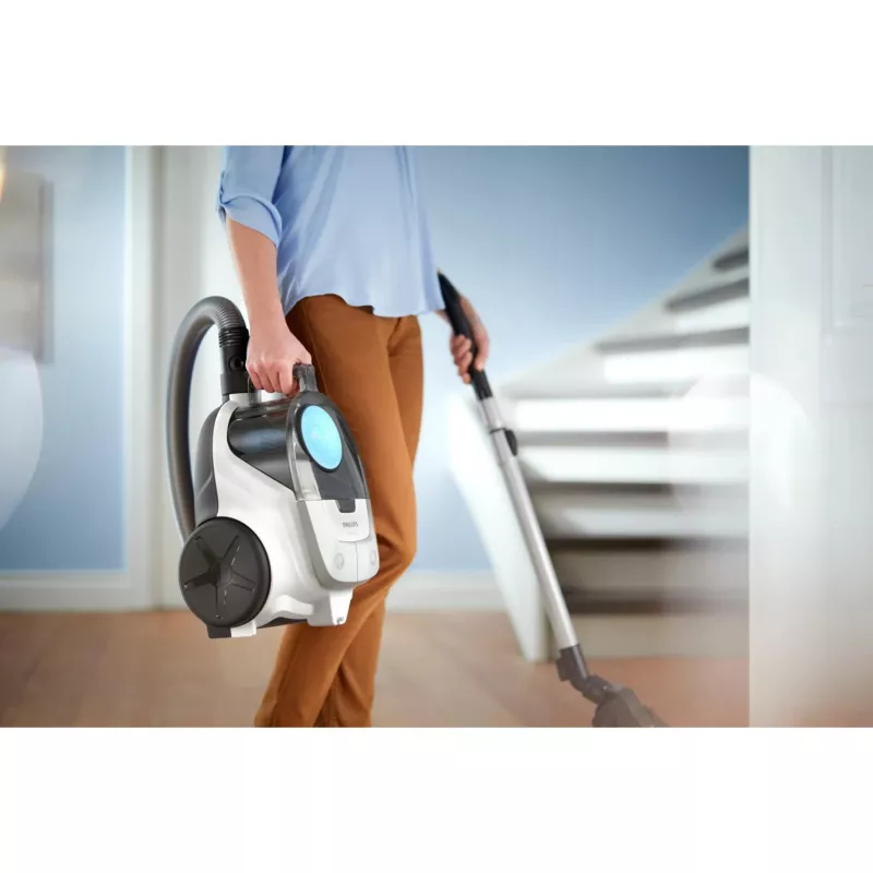 Philips 2000 series XB2122/09 putekļsūcējs 1.3 L cilindra putekļsūcējs sausai tīrīšanai 850 W bez maisiņa