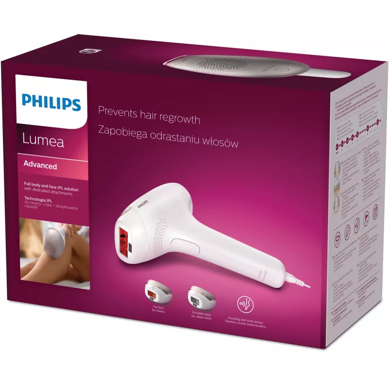 Philips Lumea Advanced SC1998/00 gaismas epilators Intensīva impulsa gaisma (IPL) Ivory