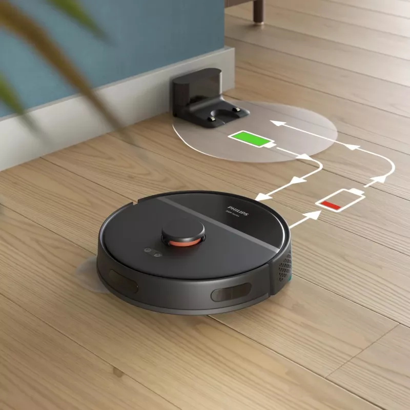 Philips 3000 Series HomeRun Aqua XU3000/01 Robot putekļsūcējs ar mitrās tīrīšanas funkciju