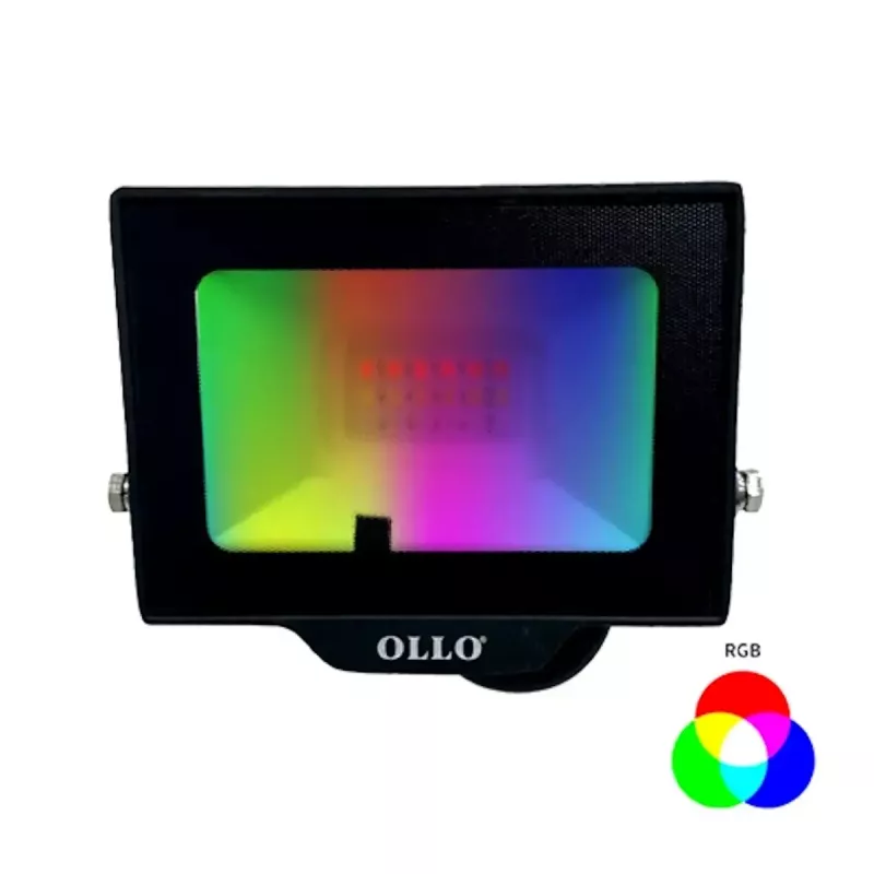 Āra LED prožektors OLLO VS121C-20W-RGB 20W 1900 lm RGB