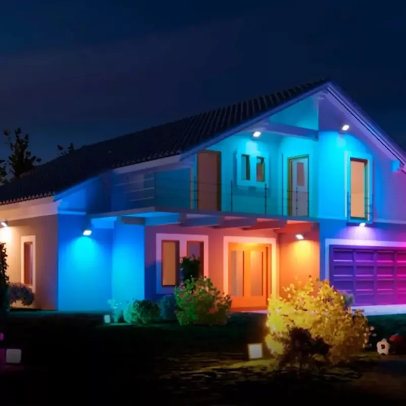 Āra LED prožektors OLLO VS121C-50W-RGB — 50 W, 4750 lm, RGB