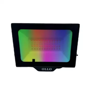 Āra LED prožektors OLLO VS121C-50W-RGB — 50 W, 4750 lm, RGB