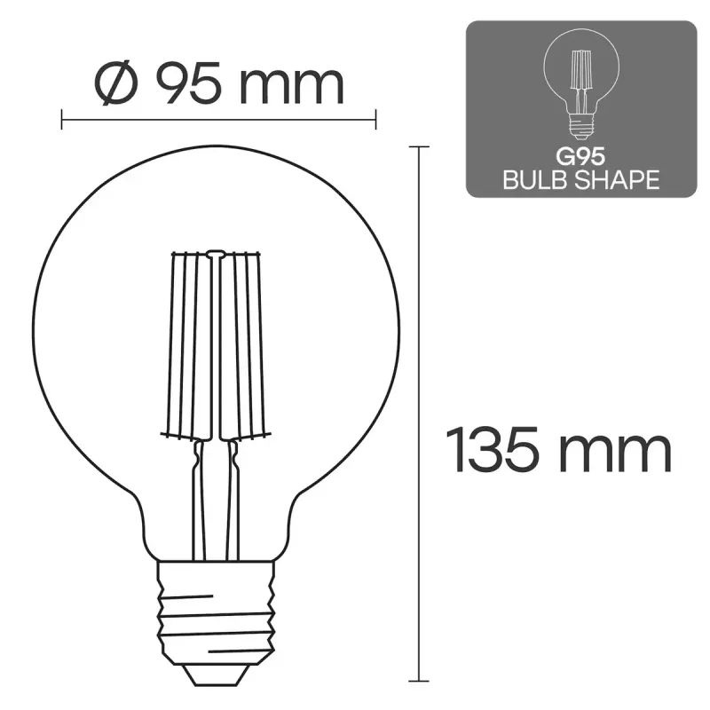 LED spuldze VISIONAL VS-B-15 12W 1200 lm 3000K