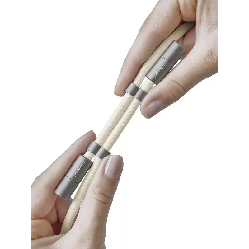 USB Kabelis Intenso Handykette 1.65m USB-C Bēšs