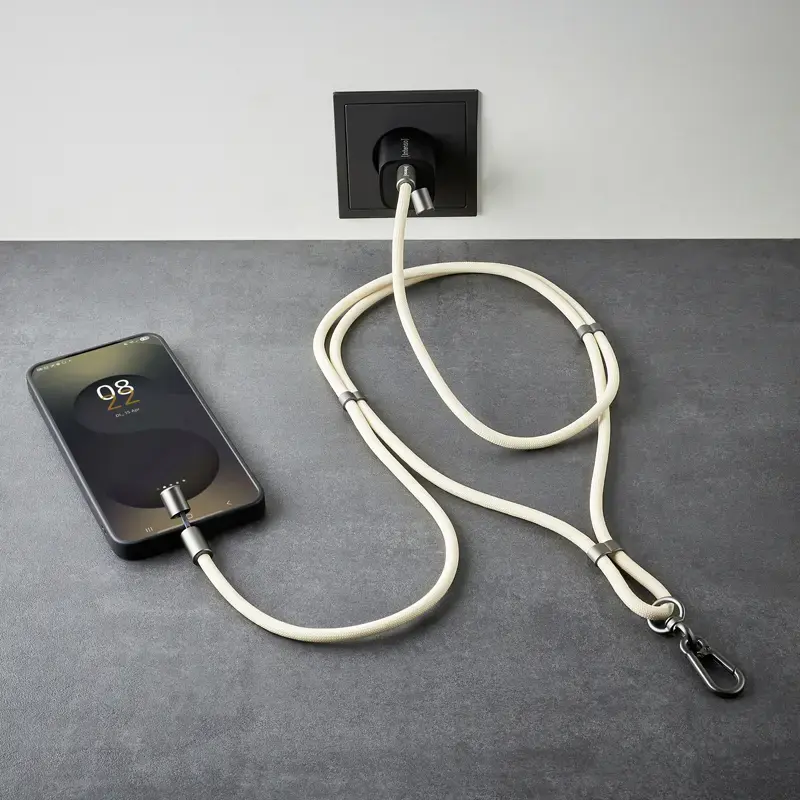 USB Kabelis Intenso Handykette 1.65m USB-C Bēšs