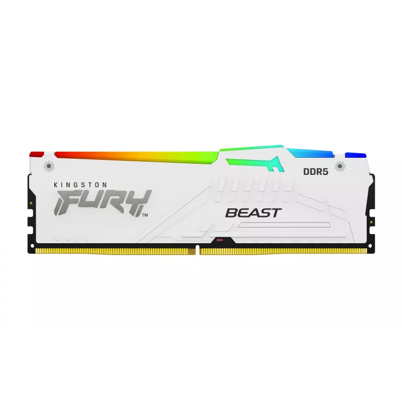 Kingston Technology FURY Beast 32GB 6000MT/s DDR5 CL36 DIMM balta RGB EXPO