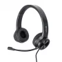 Headset Lindy USB-C Office Headset Vadu 20-20000 Hz 1.95m Melns