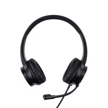 Headset Lindy USB-C Office Headset Vadu 20-20000 Hz 1.95m Melns
