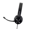 Headset Lindy USB-C Office Headset Vadu 20-20000 Hz 1.95m Melns
