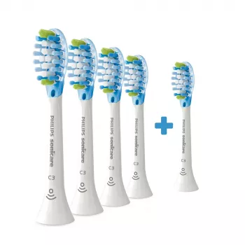 Birstes galviņas Philips Premium Plaque Defence HX9045/87 5 gab. Baltas