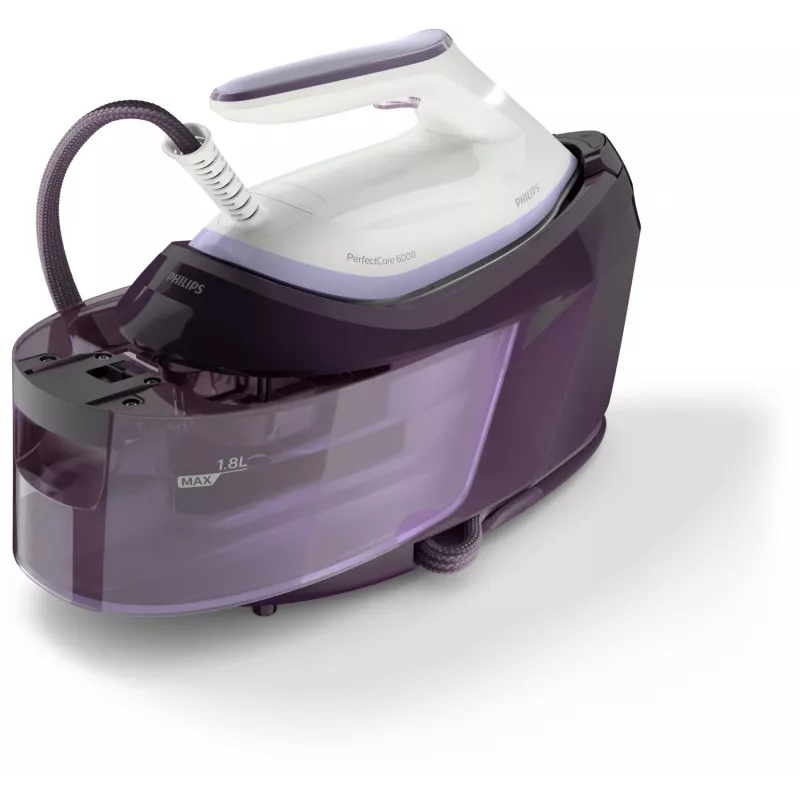Tvaika gludināšanas stacija Philips PSG6024/30 — 2400 W, 500 g/min tvaika pastiprinājums, 1,8 L tvertne, SteamGlide Plus zole