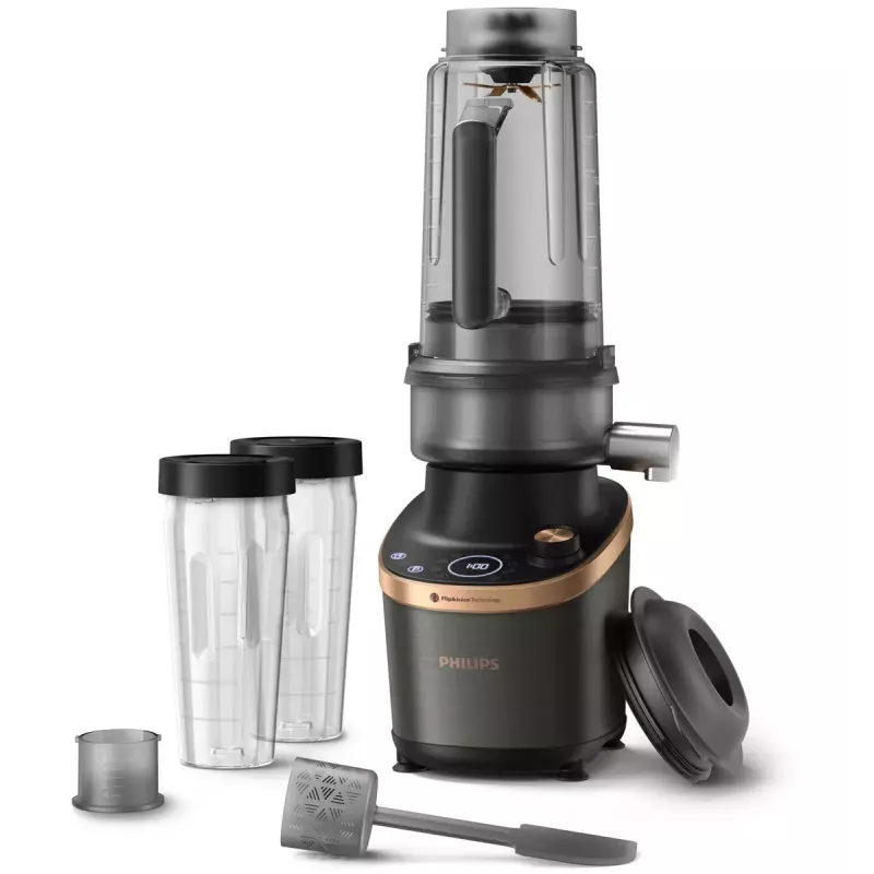 Virtuves blenderis Philips Flip&Juice™ HR3770/10 Black Copper