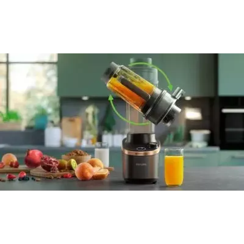Virtuves blenderis Philips Flip&Juice™ HR3770/10 Black Copper