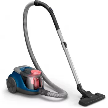 Cilindriskais putekļsūcējs Philips 2000 series XB2123/09 — 850 W, 1,3 L cikloniskais, paklājiem un cietajām grīdām