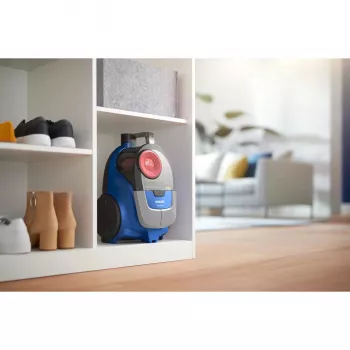 Cilindriskais putekļsūcējs Philips 2000 series XB2123/09 — 850 W, 1,3 L cikloniskais, paklājiem un cietajām grīdām