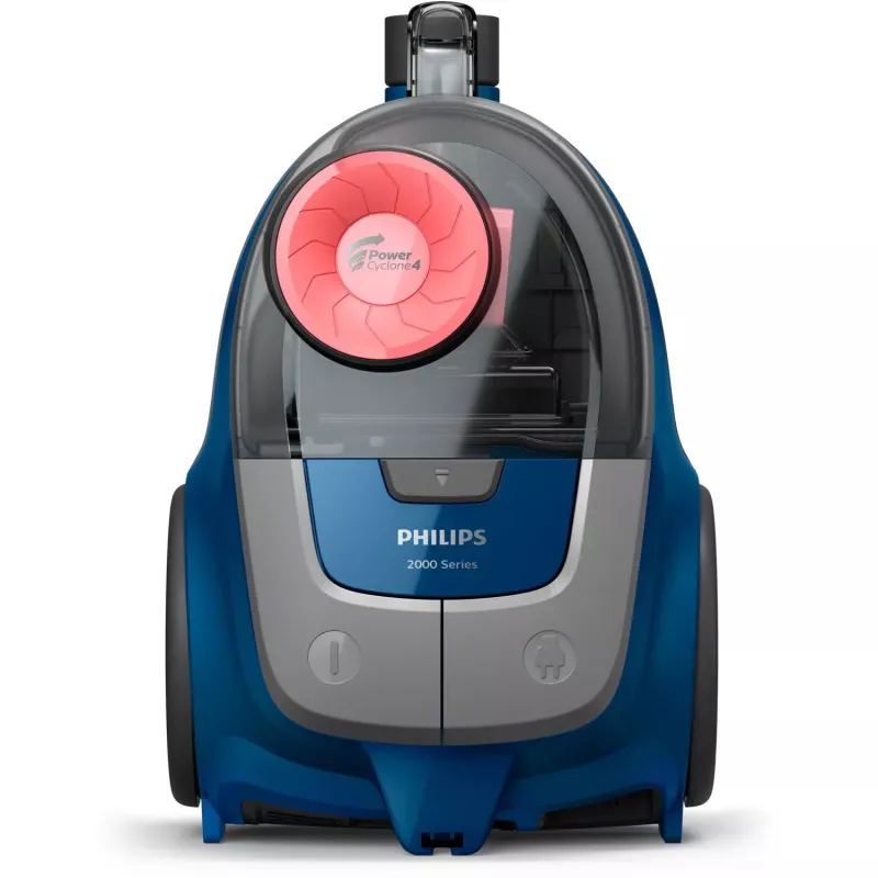 Cilindriskais putekļsūcējs Philips 2000 series XB2123/09 — 850 W, 1,3 L cikloniskais, paklājiem un cietajām grīdām