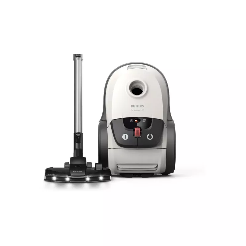 Cilindrs vertikāls putekļsūcējs Philips 8000 sērija XD8142/12 — 900 W, 4 L putekļu maisiņš, HEPA, 12 m darbības rādiuss