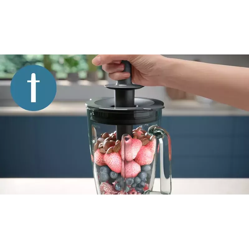 Galda blenderis Philips 5000 sērija HR3041/00 Melns Pelēks