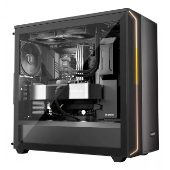 Universāls šķidruma dzesētājs be quiet! PURE LOOP 3 — 140 mm ventilators, melns, atbalsta LGA 1150/1151/1155/1200/1700 un AM4/AM5