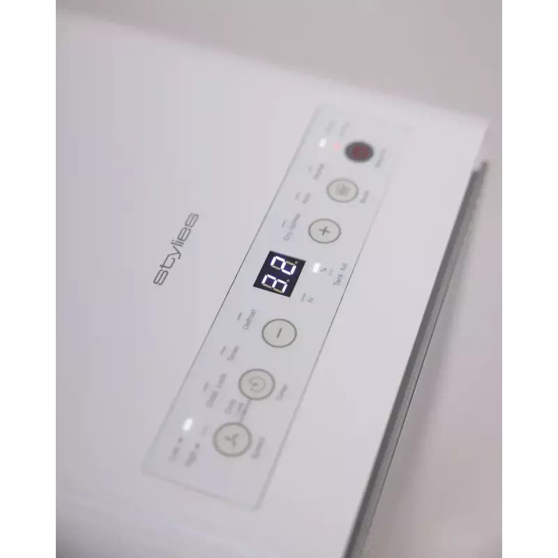 Gaisa attīrītājs Stylies REGULUS — 45 dB troksnis, 460 × 290 mm, 10 kg, pelēks/balts