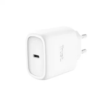 TRUST Maxo 45W USB-C GaN lādētājs, 45 W, USB-C izeja, 20 V maks., 2 m kabelis, balts