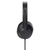 Trust Ayda Max austiņas ar vadu, galvas lente, zvani/mūzika, USB Type-C / USB Type-A, melns