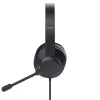 Trust Ayda Max austiņas ar vadu, galvas lente, zvani/mūzika, USB Type-C / USB Type-A, melns