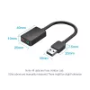 Vention 2 portu USB ārējā skaņas karte 0,15 m, melna, 2.1 kanāli, 16 biti