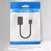 Vention 2 portu USB ārējā skaņas karte 0,15 m, melna, 2.1 kanāli, 16 biti