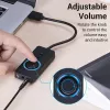Vention USB 2.0 ārējais stereo skaņas adapteris ar skaļuma regulēšanu 0,15 m melns ABS