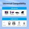 Vention USB 2.0 ārējais stereo skaņas adapteris ar skaļuma regulēšanu 0,15 m melns ABS