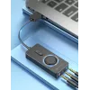 Vention USB 2.0 ārējais stereo skaņas adapteris ar skaļuma regulēšanu 0,15 m melns ABS