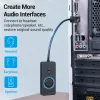 Vention USB 2.0 ārējais stereo skaņas adapteris ar skaļuma regulēšanu 0,15 m melns ABS