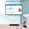 Vention DisplayPort vīrišķais uz HDMI sievišķo adapteris melns DP HDMI zelta pārklājums