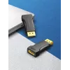 DisplayPort–HDMI adapteris Vention HBOB0, DisplayPort spraudnis (vīrišķais) uz HDMI ligzdu (siev. veida), melns, apzeltīti kontakti