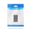 DisplayPort–HDMI adapteris Vention HBKB0 — DP spraudnis uz HDMI ligzdu, melns, ar zeltītiem kontaktiem