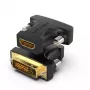 Vention HDMI sieviešu uz DVI vīriešu adapteris melns 1920x1080 60 Hz