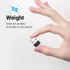 USB Adapter Vention CDWB0 USB 2.0 tēviņa savienotājs uz USB-C sievišķo savienotāju, melns PVC