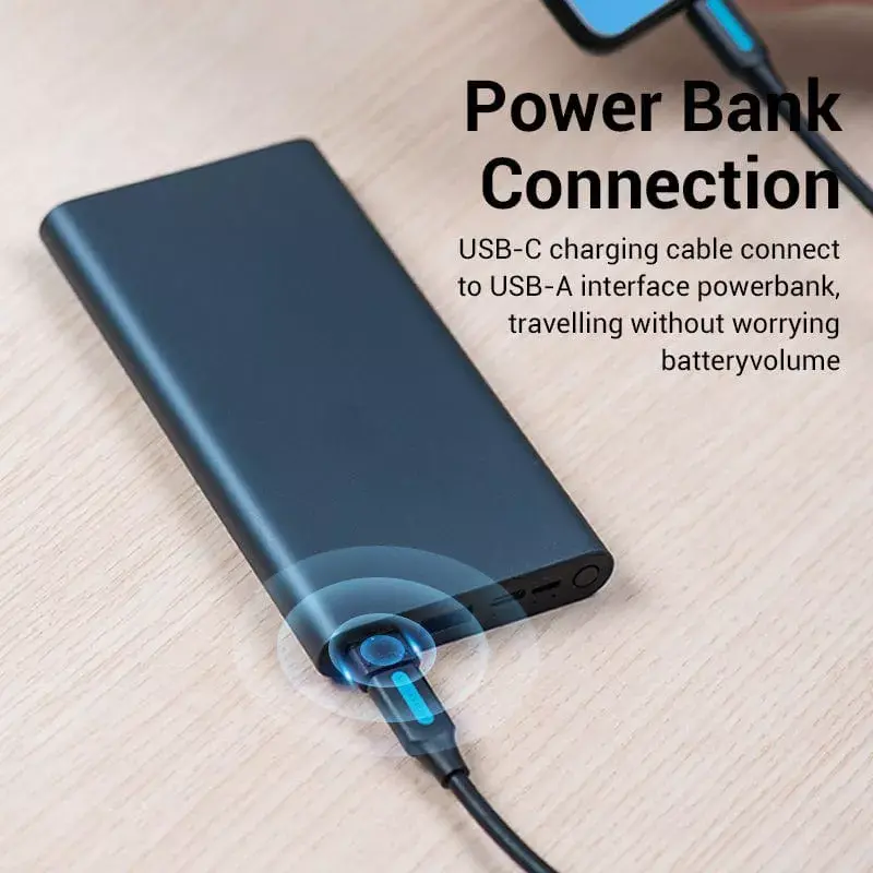 USB Adapter Vention CDWB0 USB 2.0 tēviņa savienotājs uz USB-C sievišķo savienotāju, melns PVC
