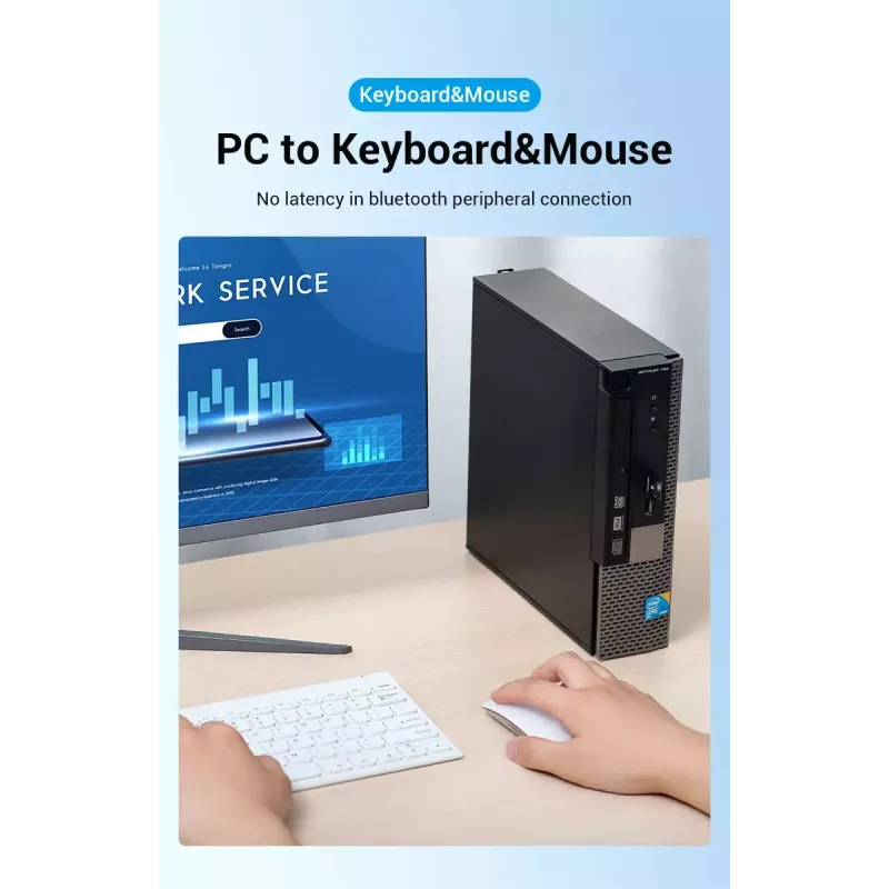 USB Bluetooth 5.0 adapteris Vention CDSB0 melns