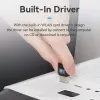 Vention USB Wi-Fi divjoslu adapteris 2.4G/5G melns bezvadu USB 433 Mbit/s