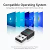 Vention USB Wi-Fi divjoslu adapteris 2.4G/5G melns bezvadu USB 433 Mbit/s