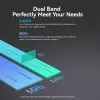 Vention USB Wi-Fi divjoslu adapteris 2.4G/5G melns bezvadu USB 433 Mbit/s