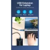Vention USB-C uz USB 3.0 OTG adapteris CDUB0 — USB-C vīrišķais savienotājs uz USB-A sievišķo savienotāju, melns PVC, niķelēti kontakti