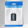 Vention USB-C uz USB 3.0 OTG adapteris CDUB0 — USB-C vīrišķais savienotājs uz USB-A sievišķo savienotāju, melns PVC, niķelēti kontakti