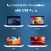 USB 2.0 centrmezgls Vention 3 portu ar 100M Ethernet adapteri, USB 2.0 resursdators, 4 porti, melns