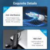 USB 2.0 centrmezgls Vention 3 portu ar 100M Ethernet adapteri, USB 2.0 resursdators, 4 porti, melns