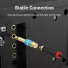 Audio adapteris Vention VDD-C03 — 6,5 mm (vīrišķais) uz RCA (sievišķais), zeltīti kontakti, zils