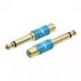 Audio adapteris Vention VDD-C03 — 6,5 mm (vīrišķais) uz RCA (sievišķais), zeltīti kontakti, zils